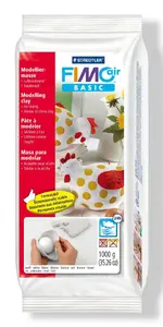 Modeling clay Staedtler FIMO air basic 8101 — white, 1 kg, air-dry