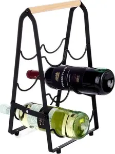 Wine rack Vilde 6-bottle standing shelf model 229100, freestanding wine holder