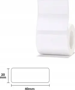 Label roll NIIMBOT R 40×20 mm white — 320 pcs for Niimbot B21, B21S, B3, B1S
