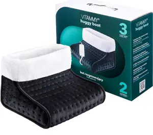 Electric Heated Blanket VITAMMY HUGGY but — single‑person warming throw, electric heating pad