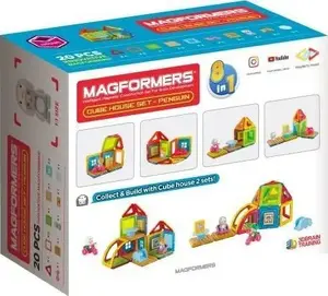 Magformers Cube House Pingwin магнитный конструктор от Lisciani