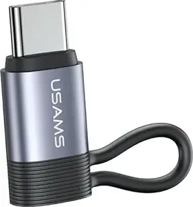 Charger adapter usams US-SJ677 with Lightning and USB-C ports, 30W output