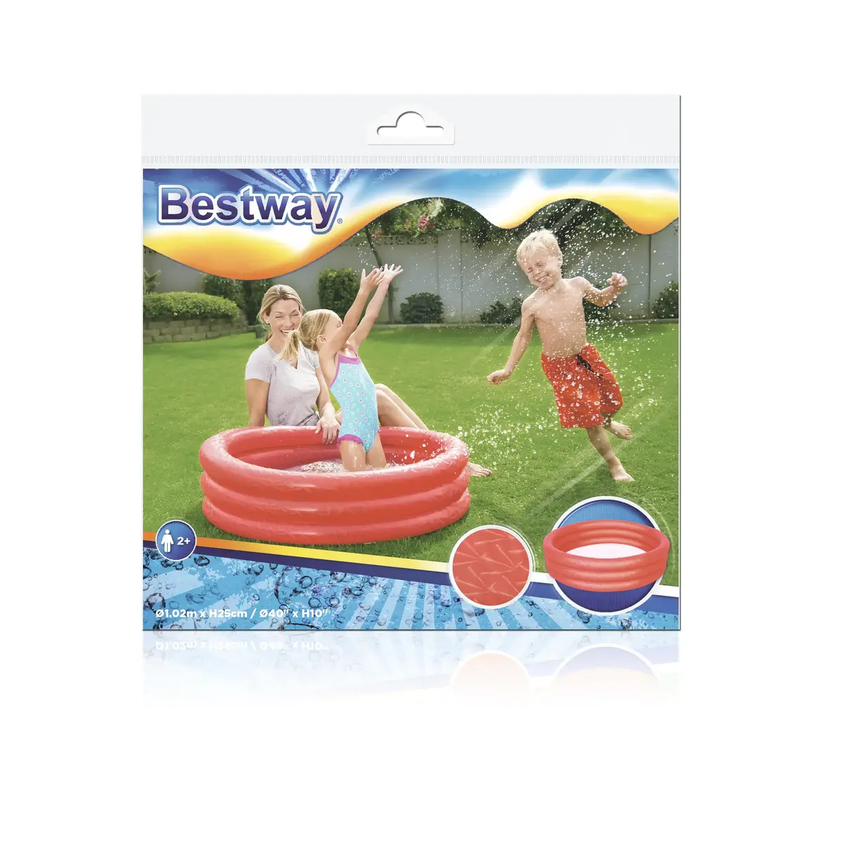 Надувной бассейн Bestway Ø1,02 м × H25 см Photo 13