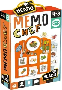 Настольная игра на память Headu HEADU — Headu Memo Szef kuchni (кухонная тема)