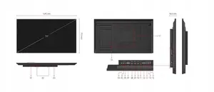 Коммерческий 55" 4K LCD дисплей VIEWSONIC CDE55G3-1C, 3840x2160, 500 кд/м², 24/7, TFT, VESA
