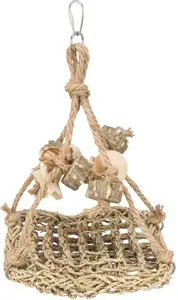 Small animal habitat décor Trixie TX-58723 – wooden hideout 190×190 mm