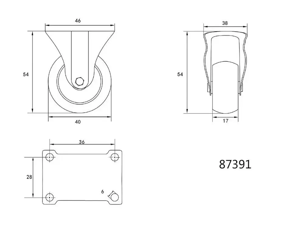 Vorel 87391 — rezerves daļa 17x54 mm, 1 gab. Photo 2