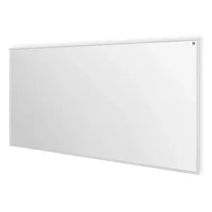 Electric infrared space heater Nedis HTIP700WTW — 700 W, carbon fibre element, digital thermostat, floor/wall, white, for up to 18 m²