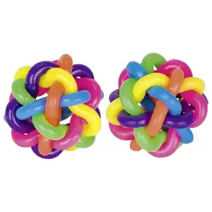 Деревянная развивающая игрушка Goki Rainbow balls — шарики для сортировки и хватания, 3+