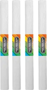 Crepe Paper Sheets STARPAK 50 x 200 cm White, pack of 10