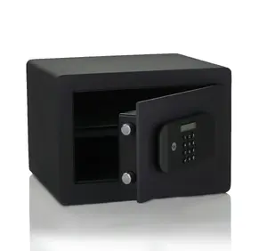 Seifs ORNO Yale YSEB/250/EB1 — 20,5 l, elektroniska kodslēdzene, bateriju barošana, 350×300×250 mm, melns
