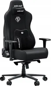 Spēļu krēsls Anda Seat Novis Plus XL auduma, grozāms — melns, paplašināts