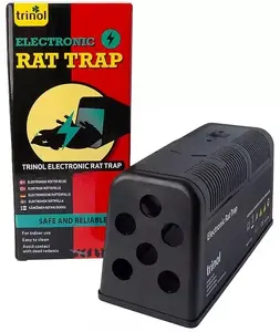 Electronic Rat Trap No name TOGO — battery-powered, accepts 4×C batteries (not included)