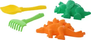 Sand play set Polesie 57570 — shovel, rake and sand molds for children
