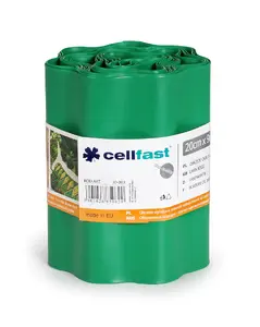 Garden edging Cellfast 20 cm x 9 m green, model 30-003