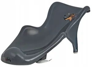 Bath Seat Maltex Konik Minimal — steel gray baby bathing chair