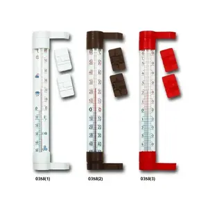 Window Thermometer Terdens 24 cm, white — model 0358