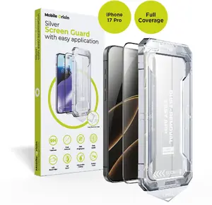 Screen protector MOBILE ORIGIN for iPhone 17 Pro — tempered glass, easy application (SGZ-i17Pro)