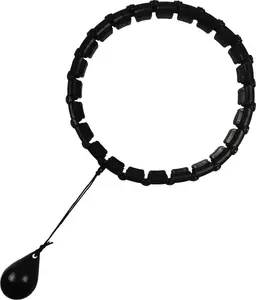 Hula hoop with massager and weight, black — No name (model 1040653)