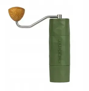 Manual Coffee Grinder COMANDANTE X25 Trailmaster Forest – hand grinder with stainless steel burrs, adjustable grind, portable design