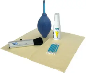 Tīrīšanas komplekts green clean CS-1500 lēcām un stiklam — sausi salvetes un 30 ml šķīdums