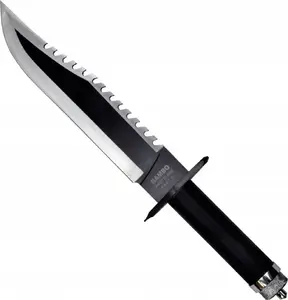 Fixed Blade Knife SACHS Rambo II Cinema Classic CC-H2 — 400 mm blade with leather sheath