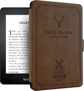 E-book reader case Strado Smart Motto cover for Kindle Paperwhite 1/2/3, brown, universal fit
