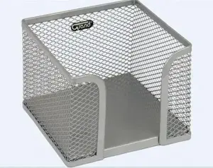 Paper Waste Bin Grand GR-043S, silver, compact office trash can