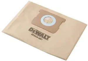 Tekstila putekļu maisiņi putekļsūcējam DeWalt DXVA19-4121, 23–38 l, 3 gab.