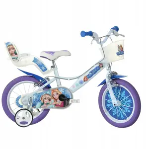 Bērnu velosipēds Cossack DINO ar palīgratiem, riteņu izmērs 16", modelis Kub_05-CSK5164K/SQ