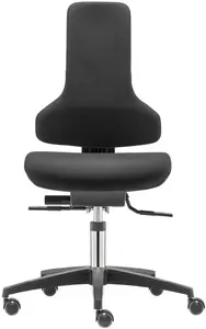 Office chair Dauphin TEC Profile, black — ergonomic task chair, model IS2011-078.033