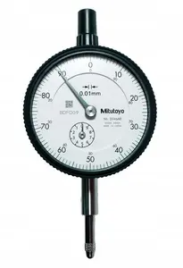 Pulksteņa tipa rādītājs Forsage 10 mm diapazons, 0,01 mm precizitāte (modelis 2046AB)