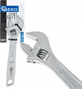Adjustable Wrench GEKO PROFI 8" (26 mm jaw capacity) model 6/60
