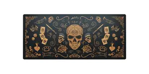 Gaming mouse pad CHERRY XTRFY GP5-XL-CALAVERA — 920×400 mm, cloth surface, rubber base, stitched edges, multicolour