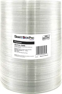 Записываемый CD-R SmartDisk 69826 Premium Silver Inkjet Printable 700MB 52x 80min 12cm, упаковка 100 шт.