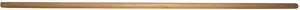 Wooden threaded handle for brush Greenmill GR5203 — 120 cm length, wooden construction