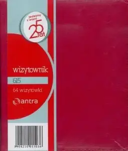 Card holder Antra 64 two-row 615 red — Antra business card organizer