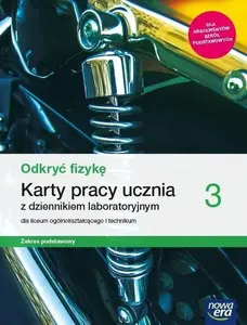 Mācību grāmata Nowa Era Fizyka LO 3 Odkryć fizykę KP ZP 2021 — vidusskolas fizikas mācību grāmata, poļu izdevums