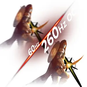 Потрясающие 260 Гц для сверхплавного игрового процесса