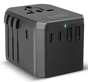Сетевое зарядное устройство SBS Mobile TEADAPTGAN70WUNI — для помещений, питание от сети AC, универсальное, 3× USB-C, 70 Вт, чёрное