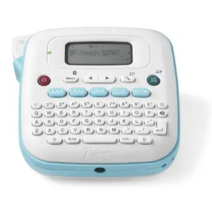 Label printer Brother PT-N25BT Thermal transfer 180x180 DPI 12 mm/s Bluetooth 12 mm width LCD White/Blue