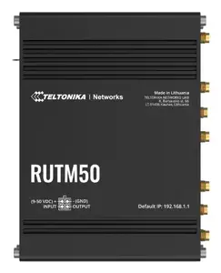 Bezvadu maršrutētājs On Networks Teltonika RUTM50 — 5G, Dual‑band Wi‑Fi 5, Gigabit Ethernet, 4x4