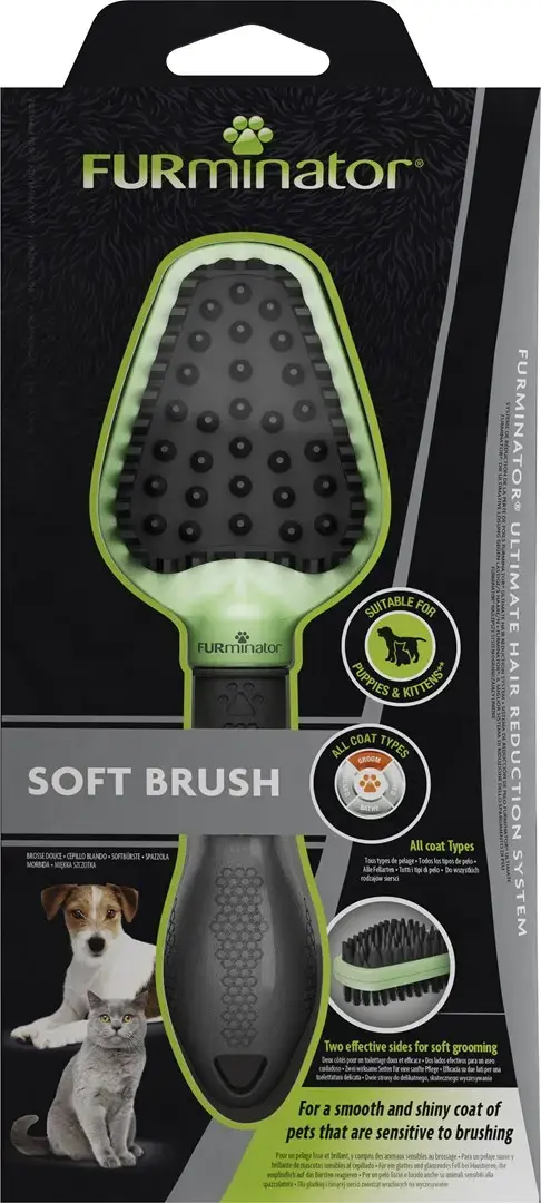 FURminator two-sided brush for puppies and kittens Photo 3