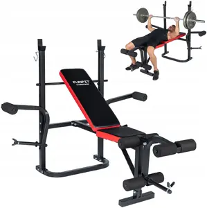 Weight bench Funfit Ławka treningowa pod sztangę — flat/adjustable bench for barbell exercises
