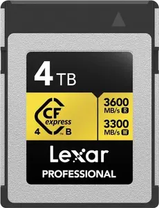 CFexpress Memory Card Lexar Professional Gold 4 TB — LCXEXPR004T-RNENG