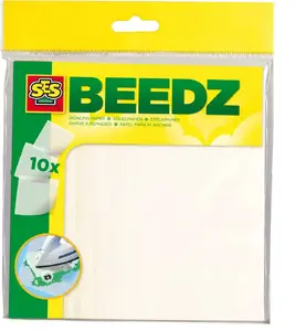 Gludināšanas papīrs SES Beedz 10 gab., balts, loksnes 150 × 150 mm
