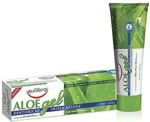 Toothpaste gel Equilibra Triple Action with Aloe 75 ml