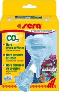 Spiediena CO2 difuzors ar burbuļu skaitītāju Sera Flore (SE-08056)