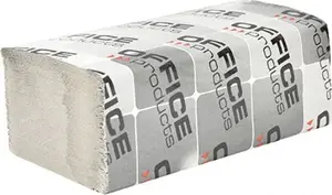 Hand Towels ZZ Office Products 1-ply recycled gray, pack 20 x 200 sheets