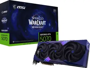 Graphics Card MSI GeForce RTX 5070 World of Warcraft Midnight Void Edition OC 12GB GDDR7 DLSS4